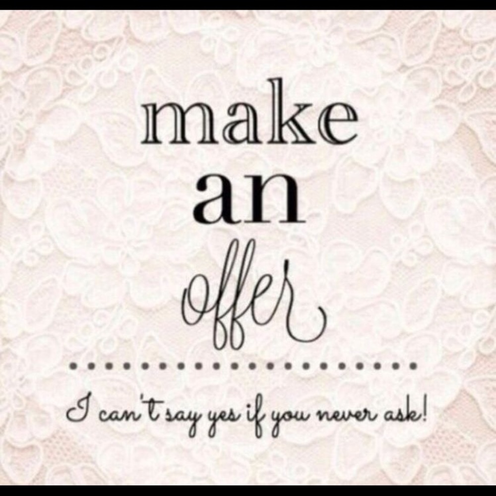 All reasonable offers accepted!